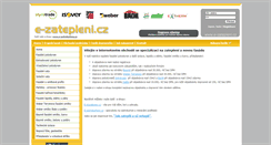 Desktop Screenshot of e-zatepleni.cz